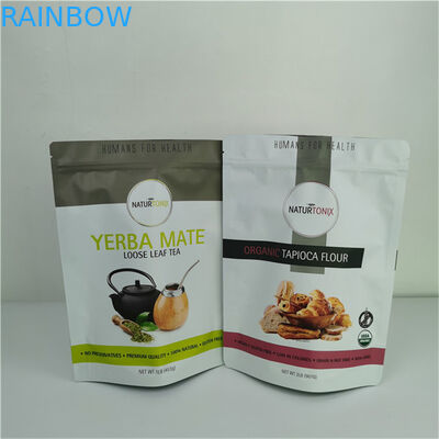 Environmental Friendly Custom Private Logo Smooth Storage Packaging Plastic Foil Pouch Bag for Powder