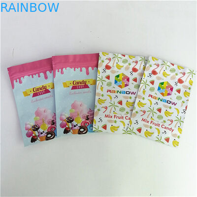 Hot Selling Custom Digital Printing Smell Proof  Aluminum Foil Mylar Resealable Stand Up Pouches With Window