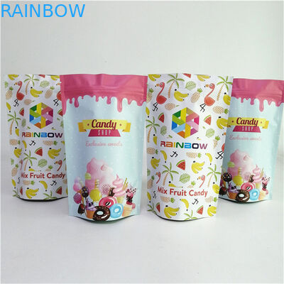 Hot Selling Custom Digital Printing Smell Proof  Aluminum Foil Mylar Resealable Stand Up Pouches With Window