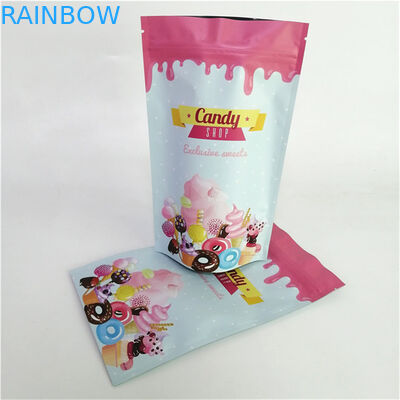 Environmental Friendly Plastic Mylar Standing Aluminum Foil Zipper Bag Smell Proof Customized Printed