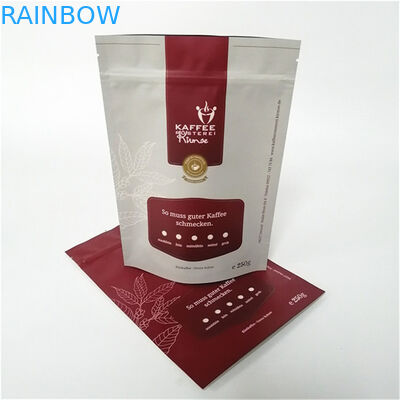 Wholesale Recyclable Stand Up Zip Lock Heat Seal Plastic Pouches For Food Packaging Leak Proof