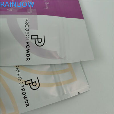 Resealable Plastic Food Seal Packaging Matt Finish Aluminum Foil Mylar Plastic Standing Pouch Customized Logo