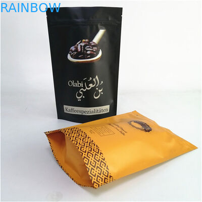 Customized Printing Stand Up Pouch with 120 Microns Thickness for FDA Food Safe Coffee Packaging