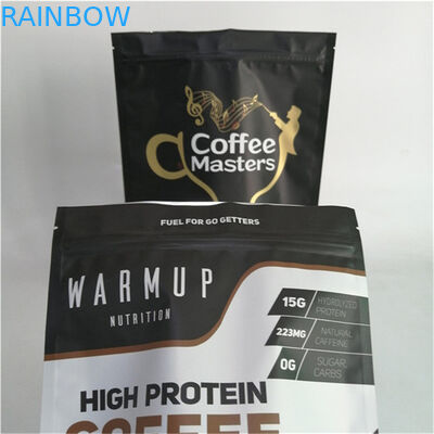 Best Selling Food Grade Smell Proof Matt Film VMPET 250g 500g Coffee Stand Up Pouch 120microns