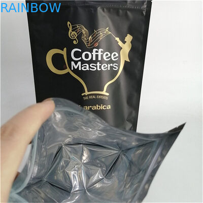 Best Selling Food Grade Smell Proof Matt Film VMPET 250g 500g Coffee Stand Up Pouch 120microns