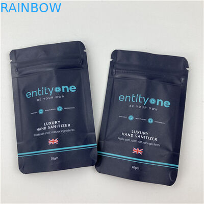 Custom Logo Printed Stand Up Pouch With Zipper Matt Finish Aluminum Foil Food Grade Material Doypack