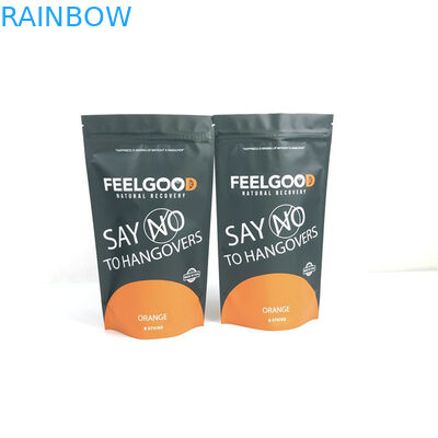 Customized Size and Design Needs Standing Aluminum Foil Zipper Bag Smell Proof Customized Printed