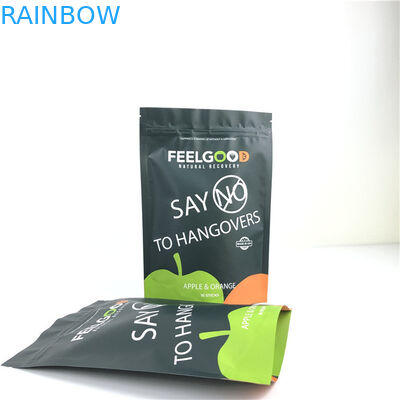 Customized Size and Design Needs Standing Aluminum Foil Zipper Bag Smell Proof Customized Printed