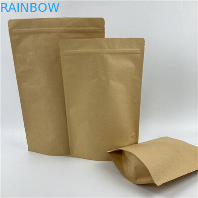 Customized Size and Design Needs Colorful Printing Kraft Paper Snack Food Packaging Bags