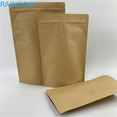 Customized Size and Design Needs Colorful Printing Kraft Paper Snack Food Packaging Bags