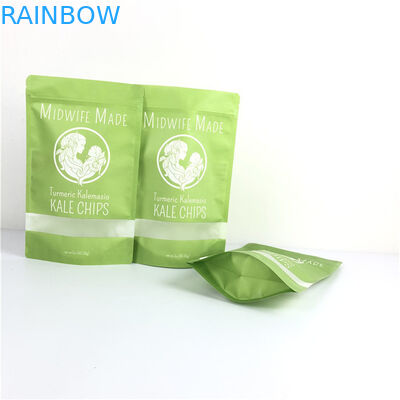 Food Packaging Gravure Printing Mylar Doypack with Window Eco-Friendly and Customized