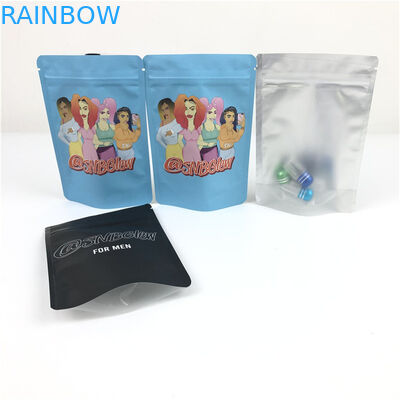 Easy Tear Line Plastic Pouches Packaging Manufacturer Custom Your Own Logo PET Aluminium Frosted