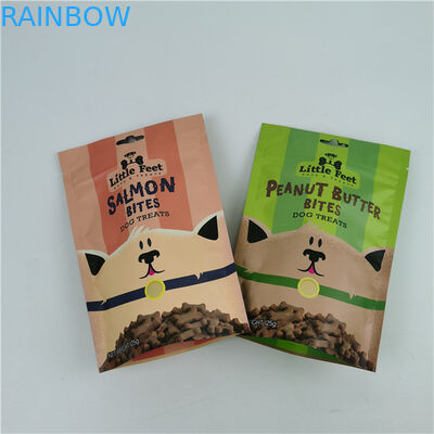 Top Requested Products High Quality Matte Zipper Pet Food Bags Stand Up Pouch