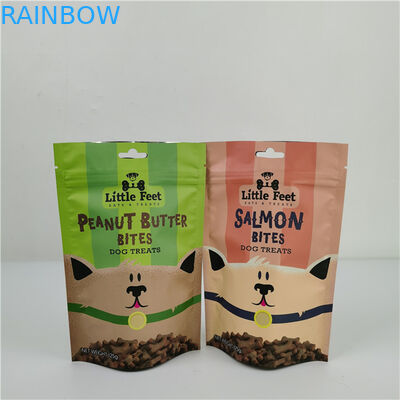 Top Requested Products High Quality Matte Zipper Pet Food Bags Stand Up Pouch