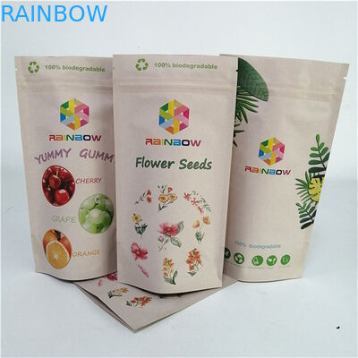 Environmental Friendly Custom Smell Proof Colorful Printing Custom Packaging Stand Up Pouch Bag