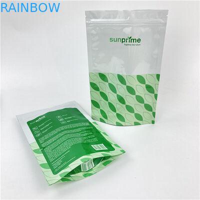 Matte PET/PE Zipper Food Doypack With Accpeted Custom Logo