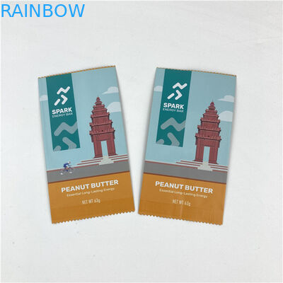 Custom Design Easy Tear Line Three Side Sealed Mylar Packaging Bag Accepted Up To 10 Colors Available