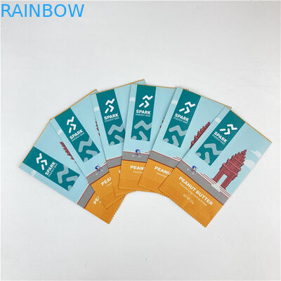 Custom Design Easy Tear Line Three Side Sealed Mylar Packaging Bag Accepted Up To 10 Colors Available