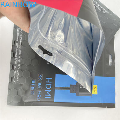 Three Side Sealed Mylar Packaging Bag Flat Pouch With Zipper Accepted Up to 10 Colors Available