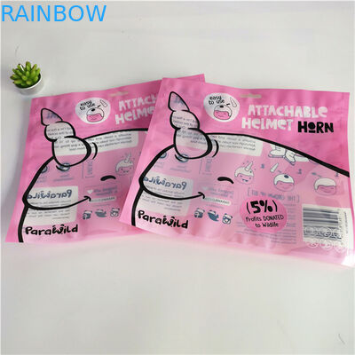 Environmental Friendly Leak Proof Three Side Sealed Mylar Packaging Bag With Zipper