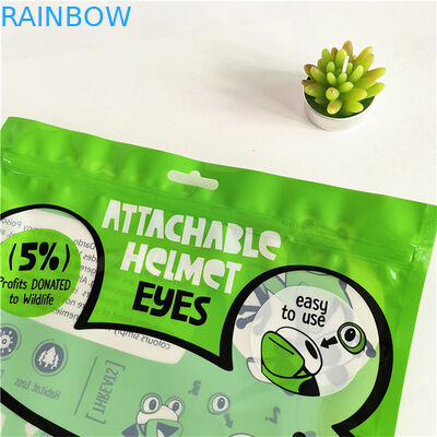 Environmental Friendly Leak Proof Three Side Sealed Mylar Packaging Bag With Zipper