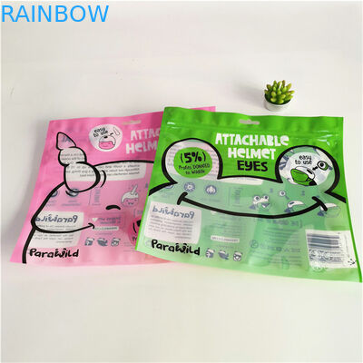 Environmental Friendly Leak Proof Three Side Sealed Mylar Packaging Bag With Zipper