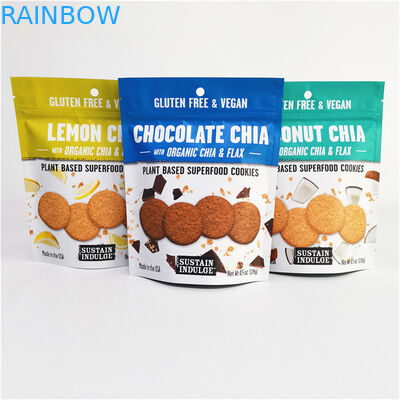 Custom Logo Printed Aluminum Foil Mylar Doypack with Gravure Printing Surface Handling