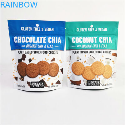 Custom Logo Printed Aluminum Foil Mylar Doypack with Gravure Printing Surface Handling