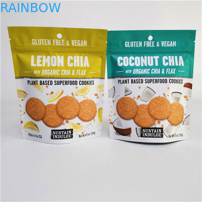 Custom Logo Printed Aluminum Foil Mylar Doypack with Gravure Printing Surface Handling