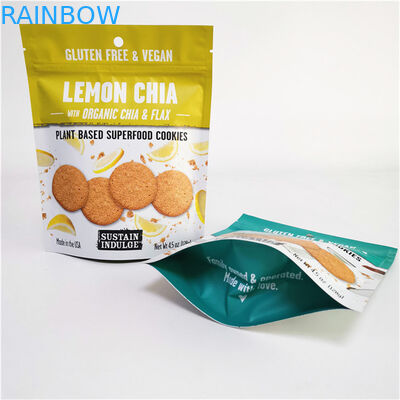 Custom Logo Printed Aluminum Foil Mylar Doypack with Gravure Printing Surface Handling