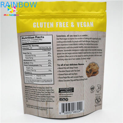 Eco-Friendly and Safe Material Snack Packaging Bags Accepted Up to 10 Colors Available