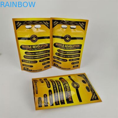 Protein Powder Ziplock Food Packaging Bags with Digital Printing Plastic