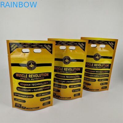 Protein Powder Ziplock Food Packaging Bags with Digital Printing Plastic