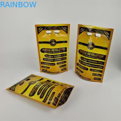 Protein Powder Ziplock Food Packaging Bags with Digital Printing Plastic