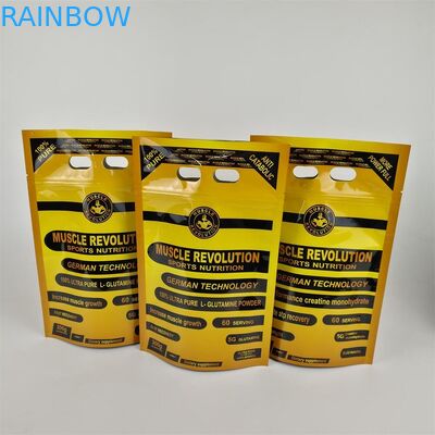 Protein Powder Ziplock Food Packaging Bags with Digital Printing Plastic