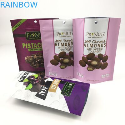 Custom Matte Stand Up Pouch Aluminum Foil Mylar Bag Powder Packaging