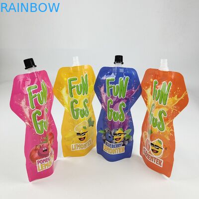Customized Stand Up Packaging Bags Yogurt Milk Juice Baby Food Spout Pouch