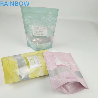 Body Scrub Bath Sea Salt Zipper Stand Up Spice Bag Pouch Plastic Pouches Packaging