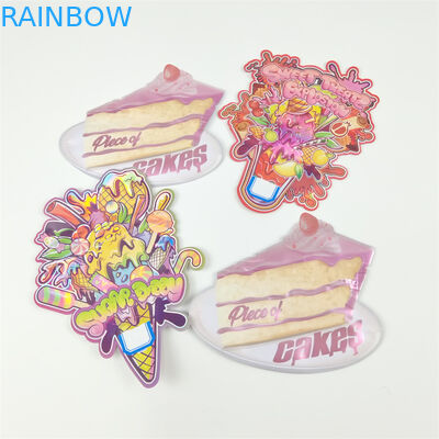 Die Cut 3.5g Special Shape Bags Cookies Candy Snack Stand Up Zipper Bag