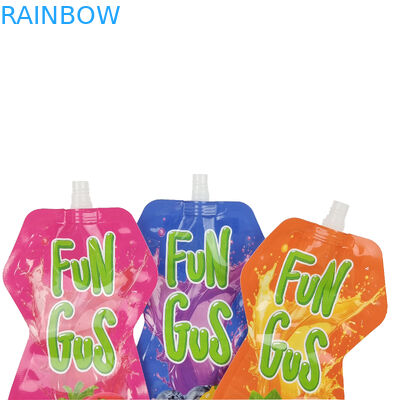Irregular Shape Drink Beverage Packaging Spout Pouch With Own Logo Printing