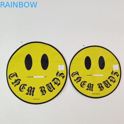 Irregular 3.5g 7g Mylar Bags With Zipper Inside Printing Aluminum Foil Smell Proof Edible Plastic Sachet