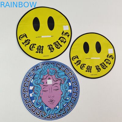 Irregular 3.5g 7g Mylar Bags With Zipper Inside Printing Aluminum Foil Smell Proof Edible Plastic Sachet