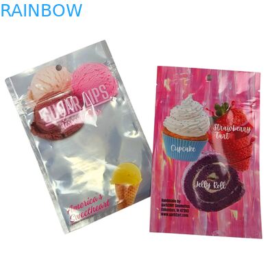  Custom Designed Self-Sealing Moisture-Proof Heat-Sealed Zipper Transparent Front Aluminum Foil Back Mylar Plastic Bag for Sugar