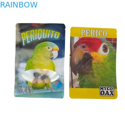 Custom Designed Self-Sealing Moisture-Proof Heat-Sealed Zipper Transparent Front Aluminum Foil Back Mylar Plastic Bag For Sugar