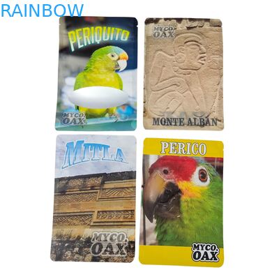 Custom Designed Self-Sealing Moisture-Proof Heat-Sealed Zipper Transparent Front Aluminum Foil Back Mylar Plastic Bag For Sugar