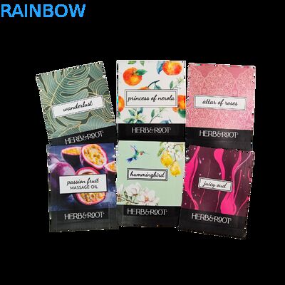 Custom Digital Printing Hot Stamping Plastic Packaging Bag 5ml 10ml 30ml Small Sample Sachet Bag Custom Sachet