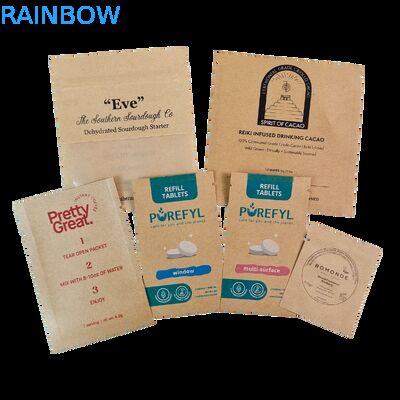 Custom Digital Printing Hot Stamping Plastic Packaging Bag 5ml 10ml 30ml Small Sample Sachet Bag Custom Sachet