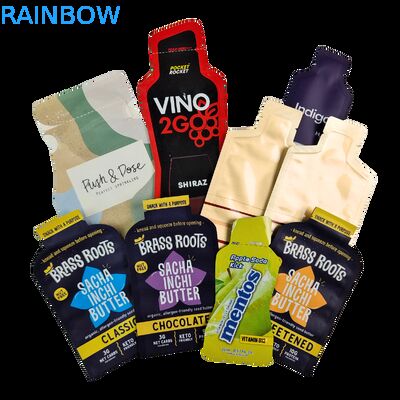 Custom Digital Printing Hot Stamping Plastic Packaging Bag 5ml 10ml 30ml Small Sample Sachet Bag Custom Sachet