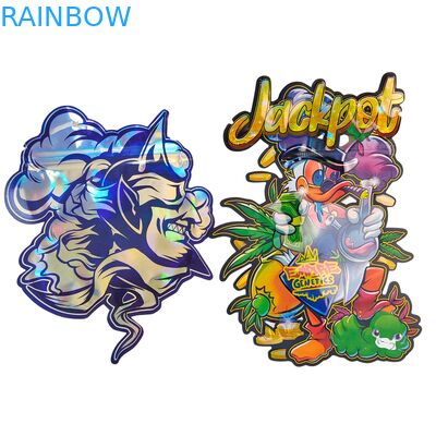  Food Grade Doypack Die Cut Cali 3.5g 7g 14g 28g Sugar Cookie Mylar Bags Glossy/matt Smell Proof Ziplock Bags