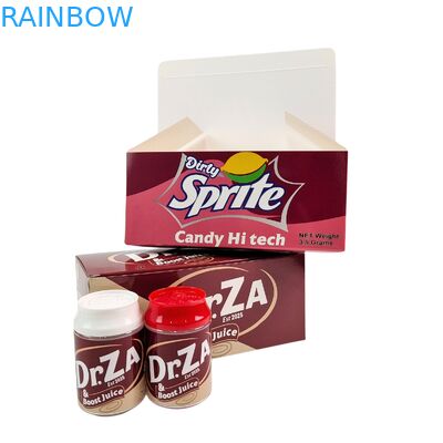 PET Plastic Food Box 3.5g Soda Candy Can with Twisted Lid